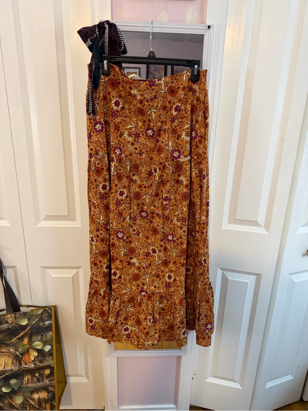 Luna Moon Tiered Maxi Skirt